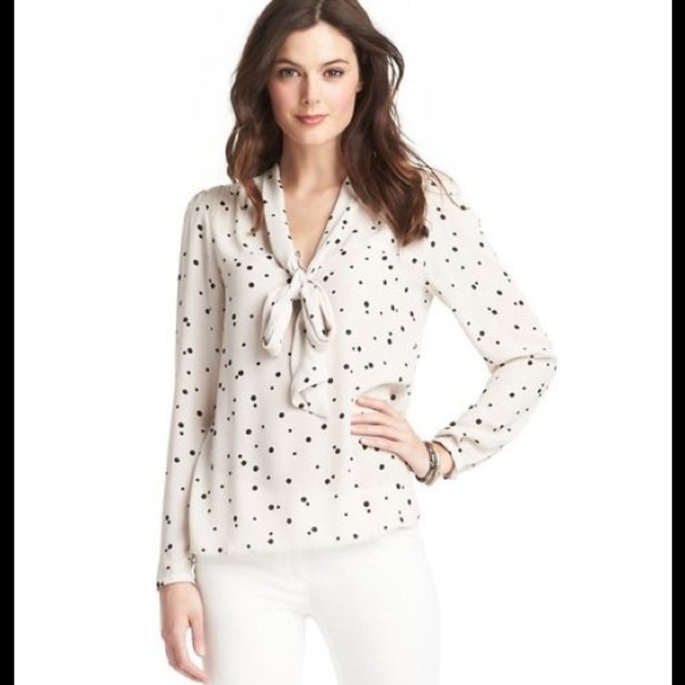 LOFT Dalmatian Spot L/S Blouse